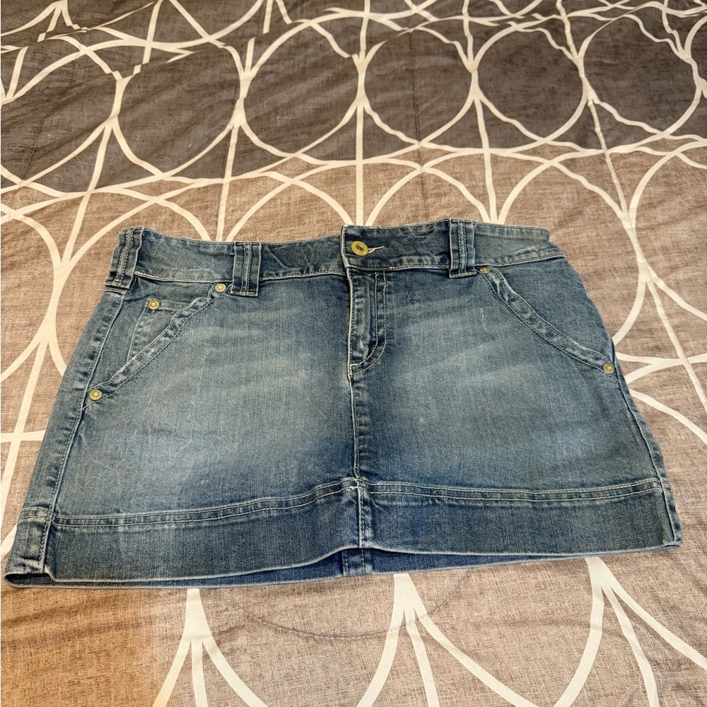 Old Navy Classic Blue Denim Mini Skirt